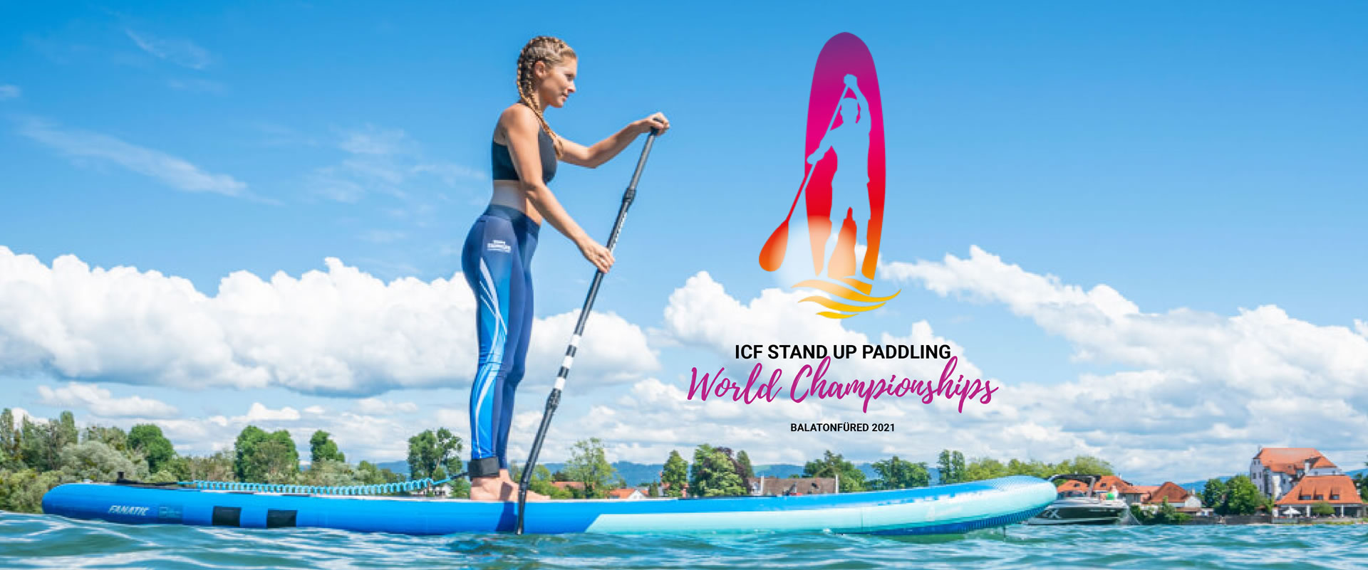Campeonato mundial de SUP de la ICF de este año en Balatonfured, Hungría